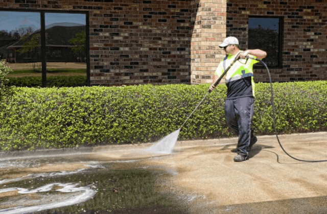 commercial concrete cleaning in greensboro